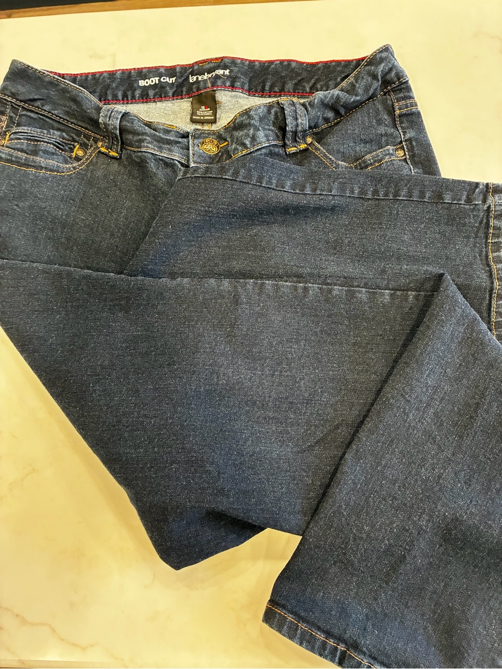 Lane Bryant Dark Indigo Boot Cut Jeans